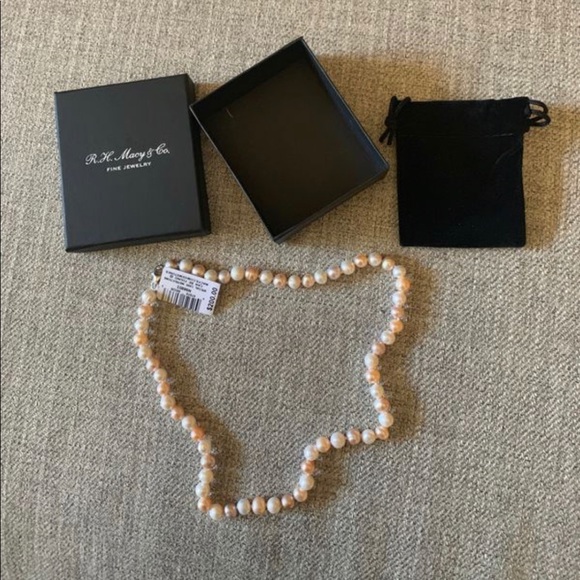 Two-tone pearl necklace - Picture 3 of 4